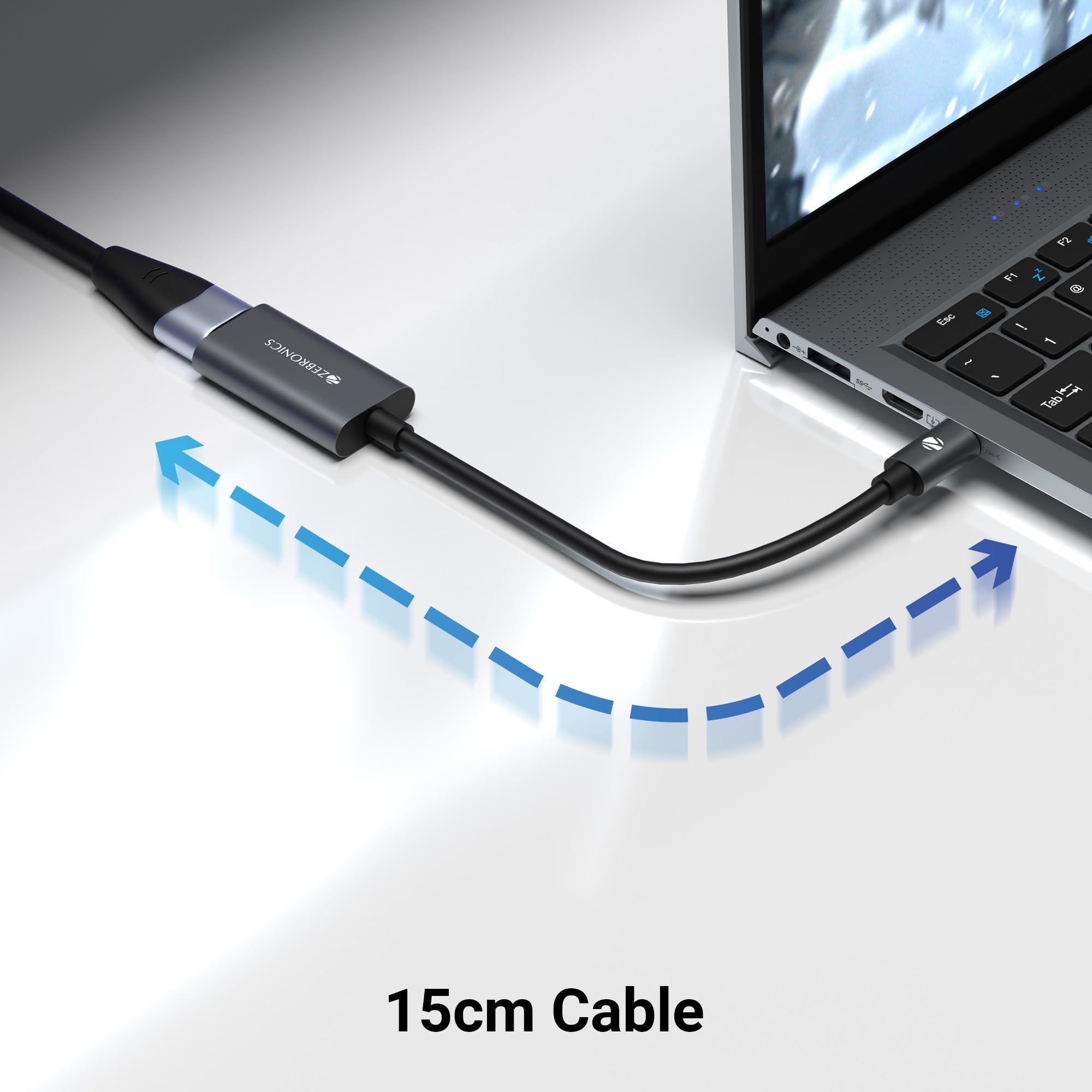 Zebronics Type-C to HDMI Converter TA250H